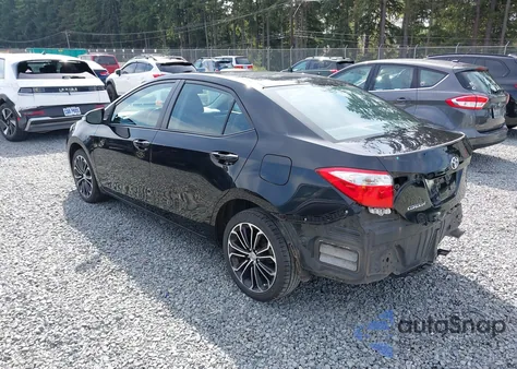 2016 Toyota Corolla S Plus from USA, damaged, VIN 2T1BURHE1GC487095